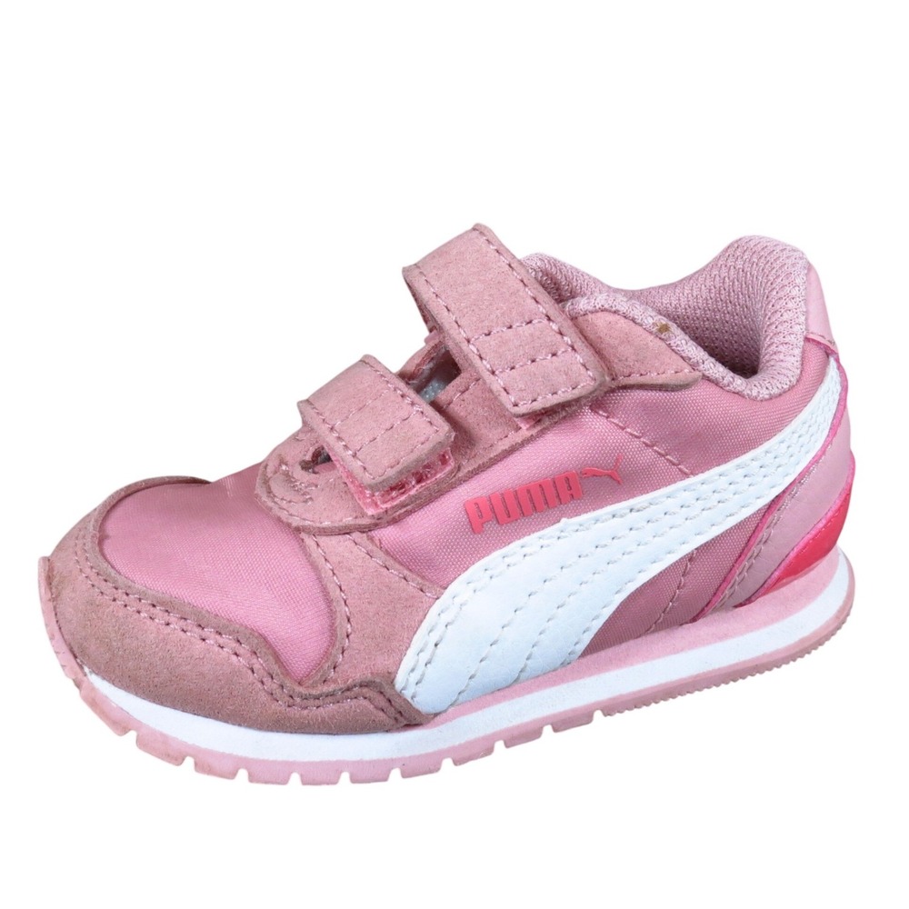 Puma ST Runner V2 Toddler Girl Athletic Sneakers Size 4C Casual Play Pink